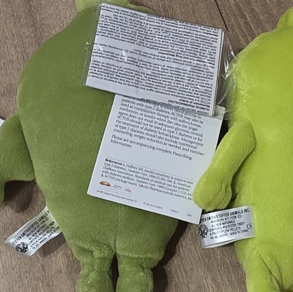 Steven Smith Actos Pioglitazone HCI Drug Plush Pancreas Green, Set - Picture 10 of 11